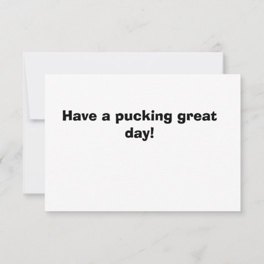 Hockey Birthday Card Kaart (Achterkant)