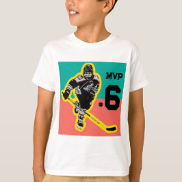 Hockey Birthday T-shirt gepersonaliseerd