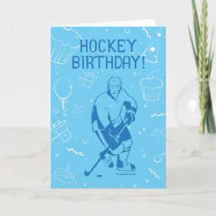 Hockey Birthday! Wenskaart - Mannelijk Kaart
