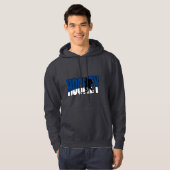 hockey blue hoodie (Voorkant volledig)