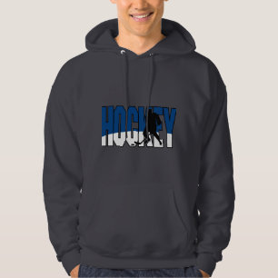 hockey blue hoodie