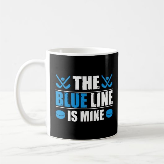 Hockey Blue Line Koffiemok (Links)
