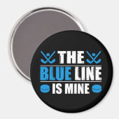 Hockey Blue Line Magneet (Voorkant / Achterkant)