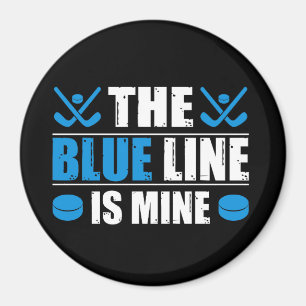 Hockey Blue Line Magneet
