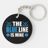 Hockey Blue Line Sleutelhanger (Achterkant)