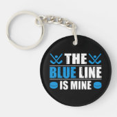 Hockey Blue Line Sleutelhanger (Voorkant)