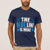 Hockey Blue Line T-shirt (Voorkant)