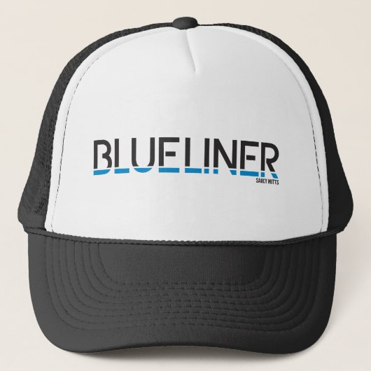 Hockey Blueliner Defense Hockey Player Trucker Pet (Voorkant)