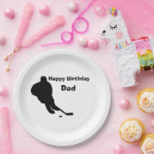 "Hockey"-Borden voor papier Papieren Bordje (Feest)