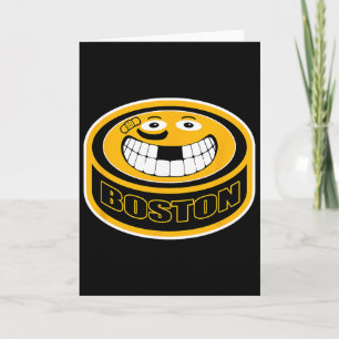 Hockey Boston M. Grappige Kid Volwassene Puck Lach Kaart