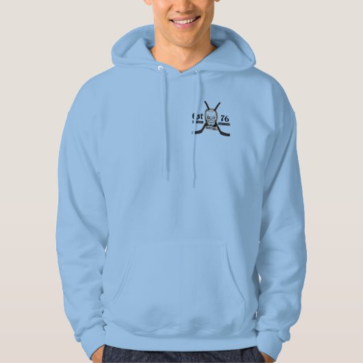 Hockey Box Zip down Hoodie (Voorkant)
