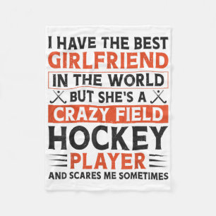 Hockey Boyfriend Ik Heb De Beste Vriendin Fleece Deken