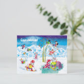 hockey briefkaart (Staand voorkant)