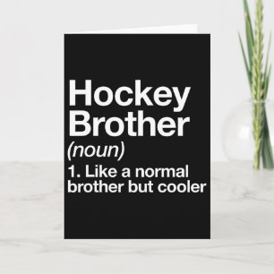 Hockey Broer Definitie Grappige Sport Kaart