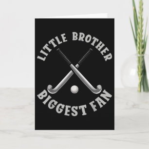 Hockey broertje grootste fan kaart