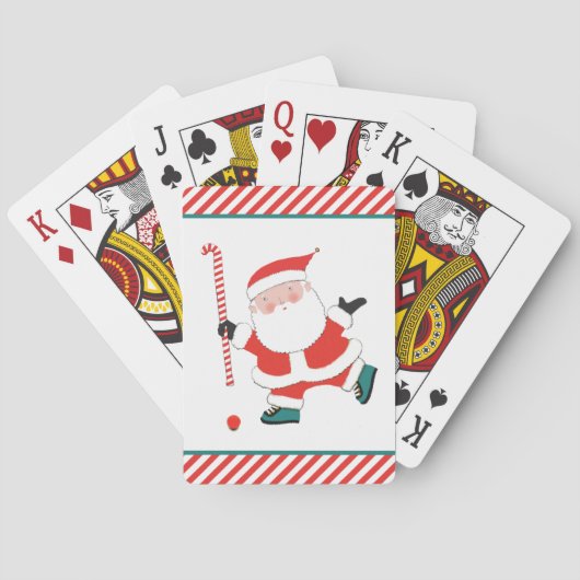 Hockey cadeaus pokerkaarten (Achterkant)
