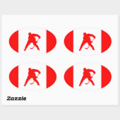 Hockey Canada Ovale Sticker (Vel)
