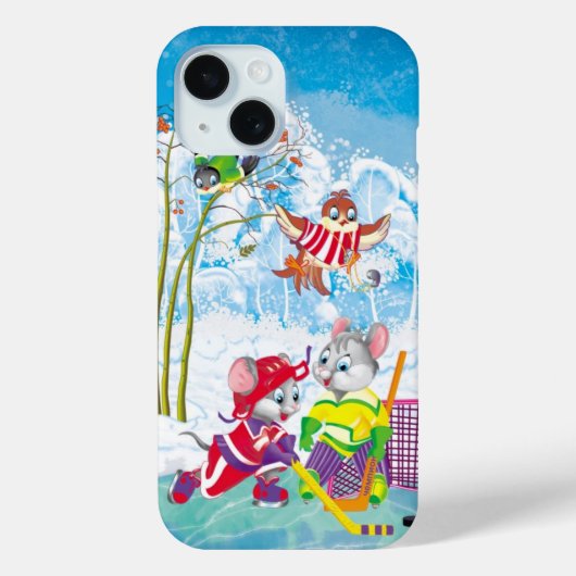 hockey Case-Mate iPhone case (Achterkant)