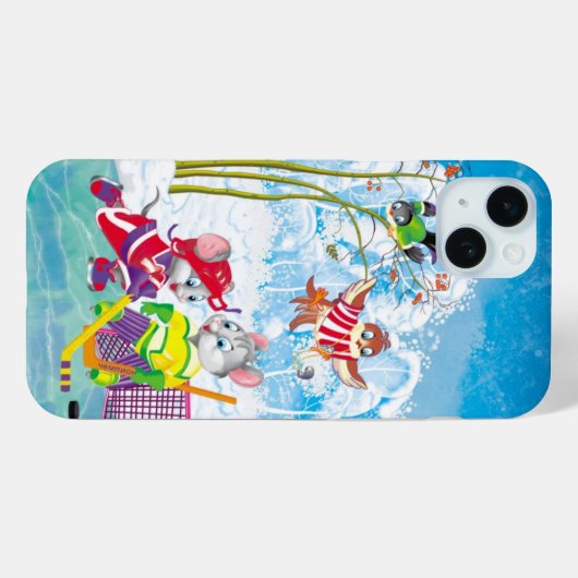 hockey Case-Mate iPhone case (Achterkant (horizontaal))