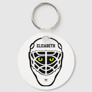 Hockey Cat Eyes Helmet Sleutelhanger