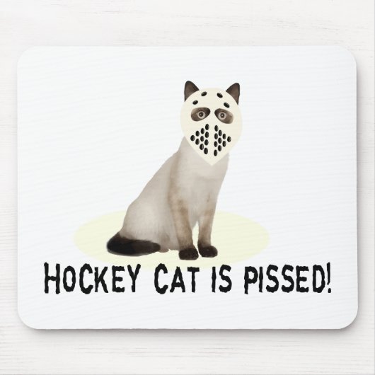 Hockey Cat Piss Muismat (Voorkant)