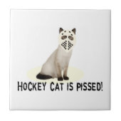 Hockey Cat Piss Tegeltje (Voorkant)