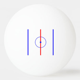 Hockey Center Ice & Blue Lines Pingpongbal