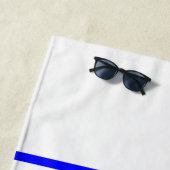 Hockey Center Ice & Blue Lines Strandlaken (In situ)