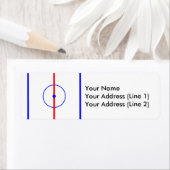 Hockey Centrum Ice & Blue Lines Etiket (Insitu)