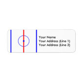 Hockey Centrum Ice & Blue Lines Etiket (Voorkant)
