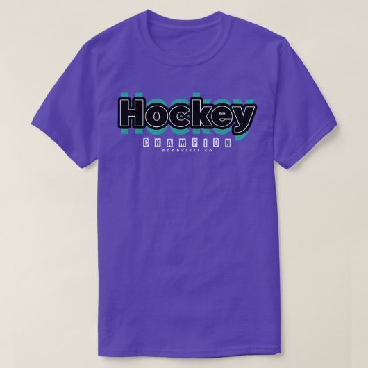 Hockey Champ T-shirt (Design voorkant)