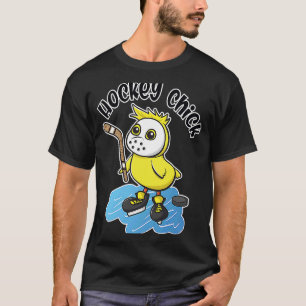 Hockey Chick Hockey Fan Hockey Player Cute Chick T-shirt