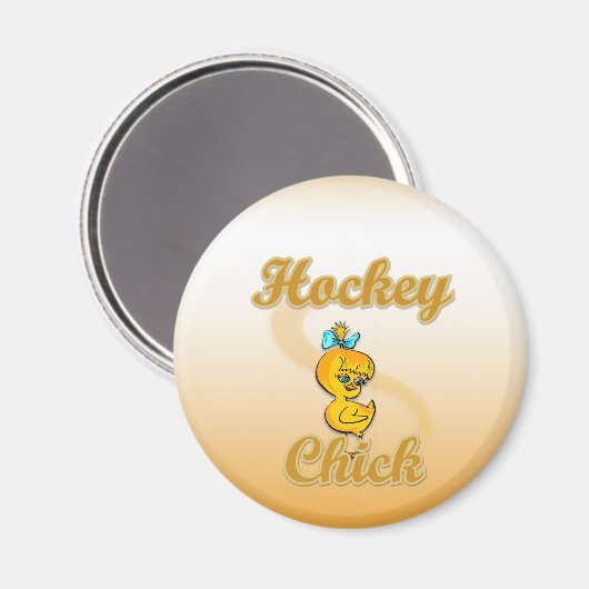 Hockey Chick Magneet (Voorkant / Achterkant)