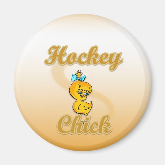 Hockey Chick Magneet (Voorkant)