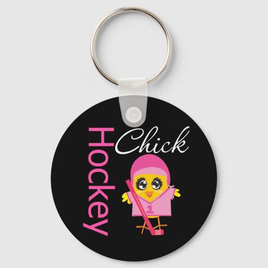 Hockey Chick Sleutelhanger (Voorkant)
