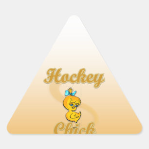 Hockey Chick Sticker