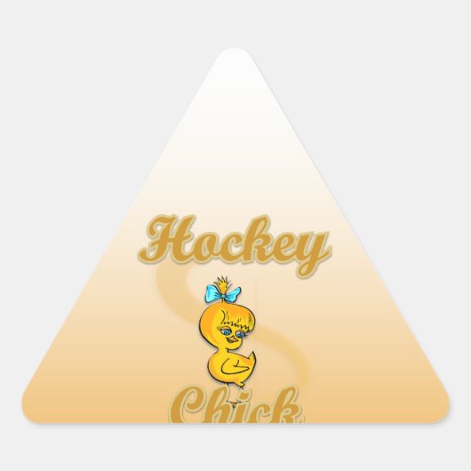 Hockey Chick Sticker (Voorkant)