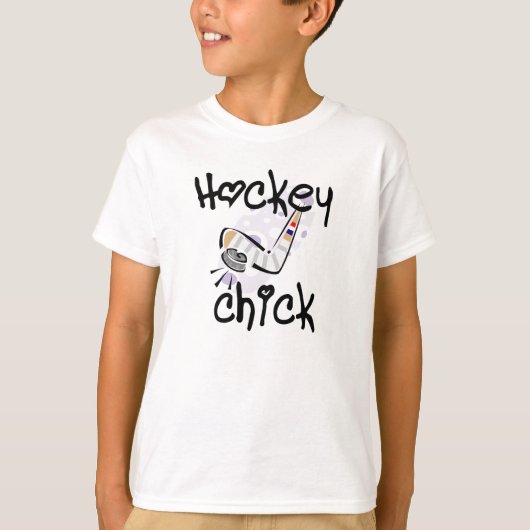 Hockey Chick T-shirts en cadeautjes (Voorkant)