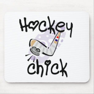 Hockey Chick T-shirts en cadeautjes Muismat
