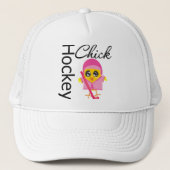 Hockey Chick Trucker Pet (Voorkant)