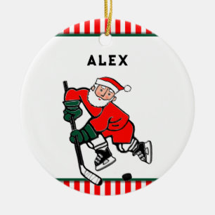 Hockey Christmas Collectible Keramisch Ornament