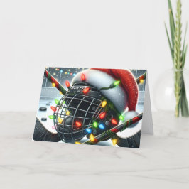Hockey Christmas Feestdagen Kaart