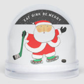Hockey Christmas Holiday Gift  Sneeuwbol (Voorkant)
