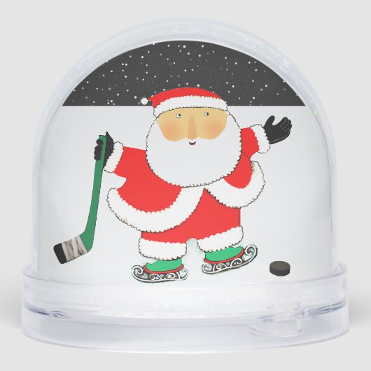 Hockey Christmas Holiday Gift  Sneeuwbol (Achterkant)