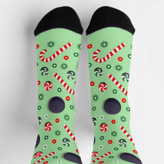 Hockey Christmas Holiday Gifts Socks Sokken (Top)