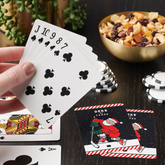 Hockey Christmas Stocking Stuffers Pokerkaarten (Insitu)