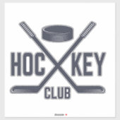 Hockey Club Sticker (Vel)