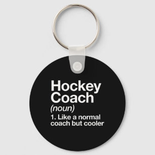 Hockey Coach Definitie Sportplezier Trainer Instru Sleutelhanger