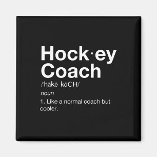 Hockey Coach Fun Sport Coaching Definition Magneet