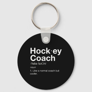 Hockey Coach Fun Sport Coaching Definition Sleutelhanger